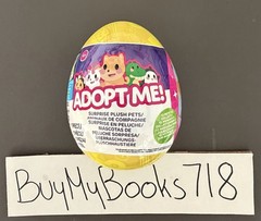 Roblox ADOPT ME! Surprise Plush Pets, Series 5, Large Yellow Egg, Animal & Code