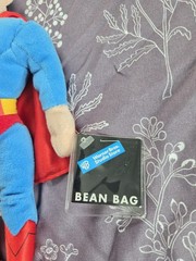 Superman Plush Warner Bros Studio Store DC Comics 11″ Bean Bag Stuffed 1999