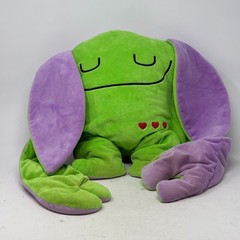 BUMPAS SHIN SHIN Weighted Purple Green Plush Huggable Cuddle Pal Stuffed 2019