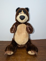 Masha and the Bear small plush brown 9″ Bear stuffed animal toy