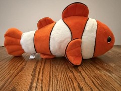 Aurora Clown Fish Plush 17″ Orange Stuffed Animal Destination Nation~Gently Used