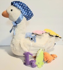 MOTHER GOOSE PLUSH NORTH AMERICAN BEAR CO NURSERY RHYMES ACTIVITY STUFFED ANIMAL