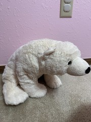 Wild Republic Artic White Polar Bear 14” Realistic Stuffed Animal