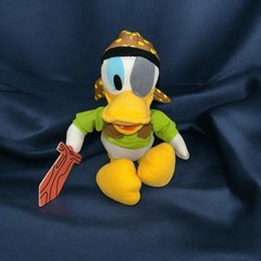 Donald Duck Pirate Plush Disney Official Merch Eye Patch & Sword Toy Factory NWT