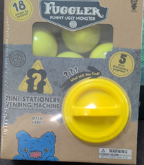 Fuggler Mini Stationery Vending Machine Yellow Multicolor Ages 3+ Reusable
