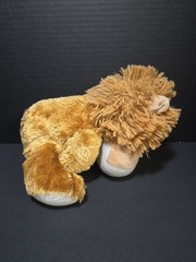 HugFun International Lion Plush Stuffed Animal Toy Valentine Red Heart Bow 9″