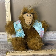 Vintage 1988 TV Alf Alien Hand Puppet/ Golf Club Headcover Hawaiian Shirt 11″