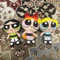 Powerpuff Girls 1999 Plush Set Of 3