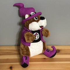 Buc-ee Beaver Halloween 12” Plush In Purple Witch Warlock Sorcerer Outfit 2025