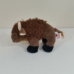 Ganz Webkinz Buffalo 7 in HM336 Stuffed Animal Toy Brown No Code