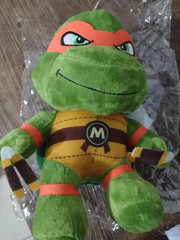 TMNT Michelangelo 10″ Plush Ninja Turtles Stuffed Animal Toy Cartoon Figure
