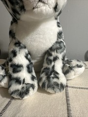 Aurora Destination Nation Snow Leopard 12″ Plush Stuffed Animal White