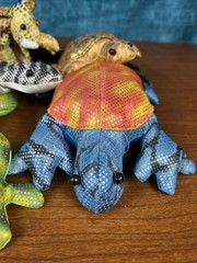 Lot 12: Sand Animals Frog Lizard Turtle Elephant Fish Crab Cat Plush Lot2 READ