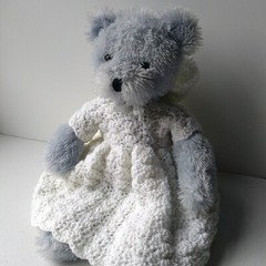 Proud Toy Fty Zhuhai Fluffy Toy Bear 14″ Soft Bean Bear With Homemade Dress