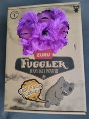 New Fuggler Fart Face Annoyed Alien 3 Eyed Purple Funny Ugly Monsters 9″ Zuru