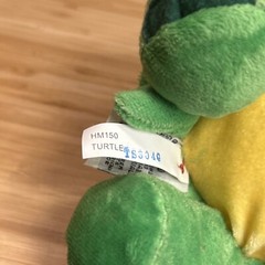 Webkinz Green Turtle Plush No Code HM 150