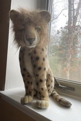 Hansa Cheetah Cub Large Seated| 30 Inches Long, Large Plush Stuffed Animal