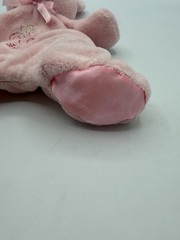 Carters Pink Bunny Rabbit Flowers Green Red Pink Bow 13″ Stuffed Plush #9457