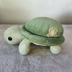 Bellzi Plush Turtle Torti the Tortoise Stuffed Animal Green 12″ Plush