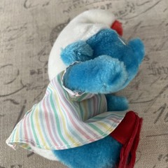Vintage 1980’s Smurfs Plush Sleepy Smurf Russ Retro 80’s Smurfs Stuffed Animals