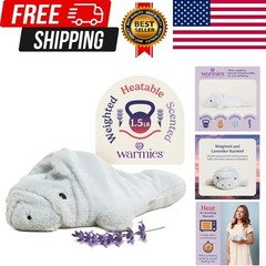 Microwavable & Weighted Stuffed Animals, Manatee – Heated Stuffed Animal Plus…