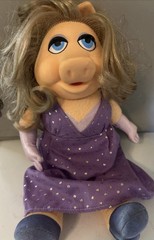 Vintage Miss Piggy Muppets Fisher Price Dress-Up 1980 Plush Doll Jim Henson 890