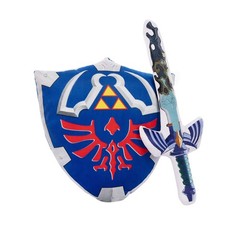 Cosplay Master Sword Hylian Shield Soft Wearable Throw Pillow 15.75 INCH