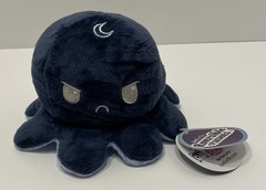 TeeTurtle The Original Reversible Octopus Plushie Day Night Moon Sun Blue 4 Inch
