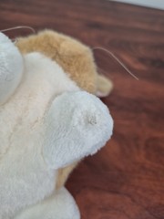 Dakin Lop Ear Bunny Rabbit Plush Toy 1989 Vintage Tan Brown White 9″