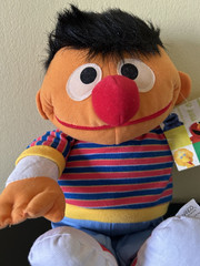 vintage SESAME STREET Workshop 15″ ERNIE stuffed figure doll Nanco 2003 NWT