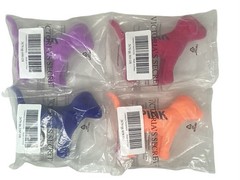 Victoria’s Secret Pink Love Plush Dog Velour Velvet Lot Of 4 New