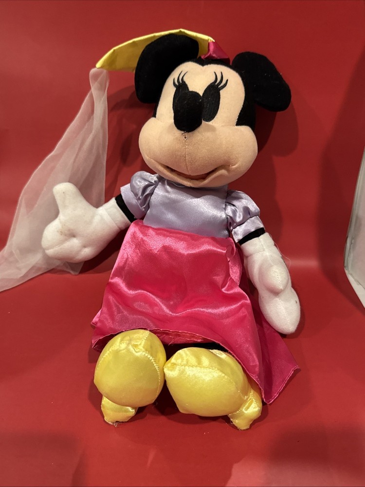 Disney 75 Years Princess Minnie Mouse Toy Factory Plush 12″