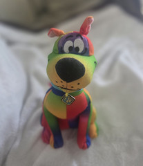 Warner Bros. Scooby-Doo Rainbow Patchwork Plush Toy Small 3-7 Years Age Range