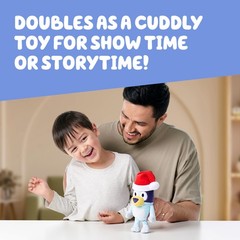 Bluey Toddler Plush Toys Pack of 2, 7-8”, Soft, Festive Holiday Season Plush