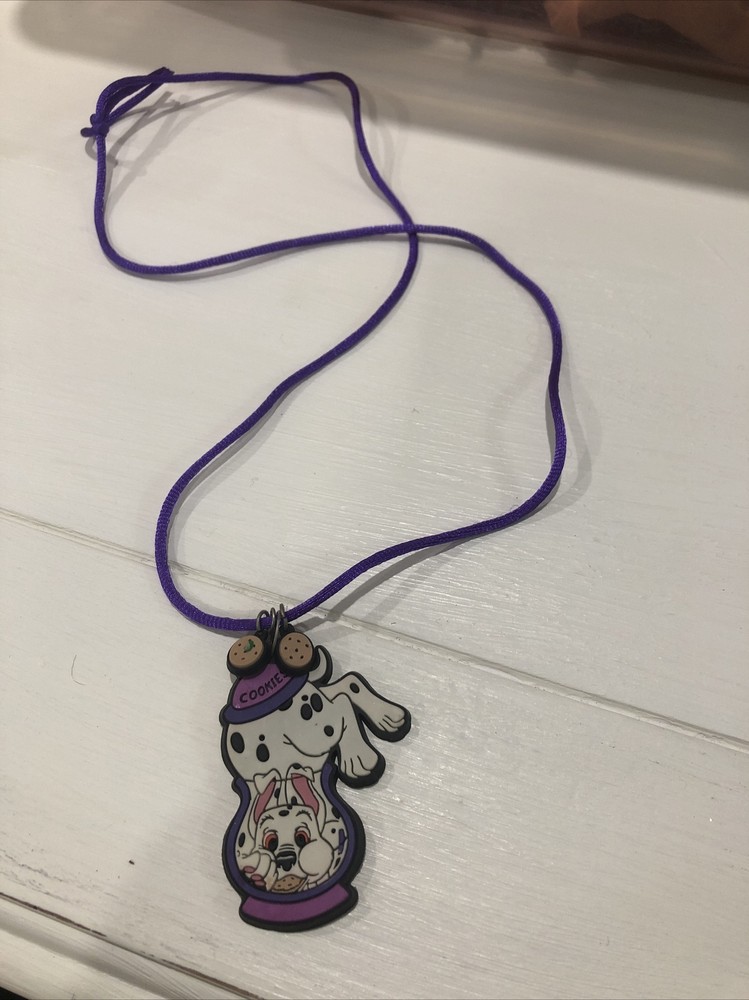 vintage colour connect 101 dalmation necklace
