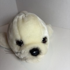 Sea World White Harp Seal Pup Plush Stuffed Toy Animal Theme Park Gift 14”