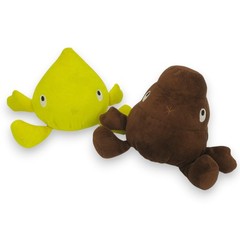 Pee & Poo Duo Stuffed Plush Set Emoji Scandinavian Design Novelty Potty Training
