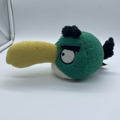 ANGRY BIRDS Hal Toucan Green Bird Plush Closed Beak Commonwealth 5″-9″ No Sound