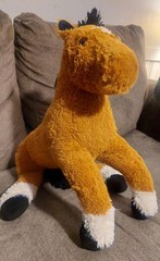 Large Plush Horse Soft And Cuddly 28″ Long By Best Made Toys 2016
