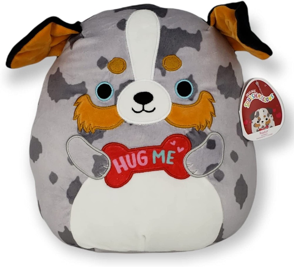SQUISHMALLOW KellyToys – 8 Inch (20cm) Valentines Raylor The Australian Shepperd