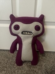 RARE Spinmaster Fuggler Purple Lil Demon Retired Plush