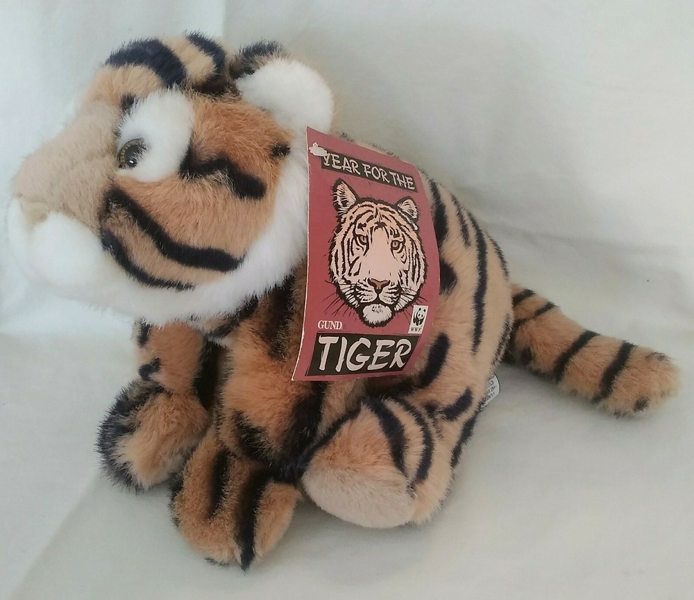 Gund 1998 Year of the Tiger World Wildlife Fund 4742 12″ Plush Tiger