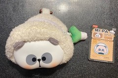 TOYCITY Mr.PA Cute Rice Ball Small Plush White Black Green Collectible