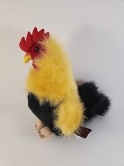 Bearington Collection Rooster USA “Roy” Stuffed Farm Animal 9.5″