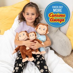 Curious George Plush Toy Multi Color Soft Stuffed Animal for Kids Ages 2+