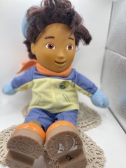 Fisher Price Dora the Explorer Diego Doll 14″ Plush Body Sturdy Face & Boots 06′