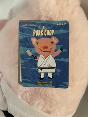 Redemption Plus Pork Chop 11″ Plush w/tags (Karate Chop Pig)