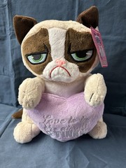 GRUMPY CAT Plush Stuffed Animal 12” Love Is In The Air… It Stinks!