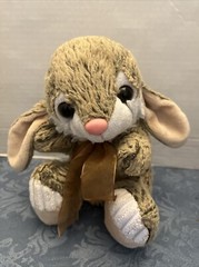 Tom’s Toys Small Bunny Rabbit Light Brown Frosted Plush Toy Easter Bunny