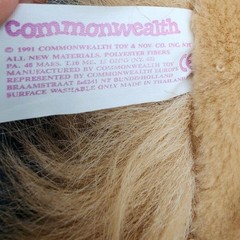 Commonwealth Tan Kit’n Meowing Kitties Vintage 1991 Plush Cat Mother Kitten 90s